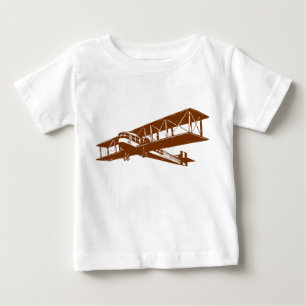 T-shirt Pour Bébé Plan vintage - Noyer