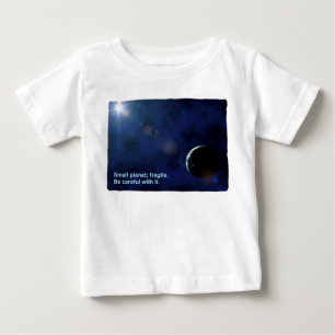 T-shirt Pour Bébé Planète fragile