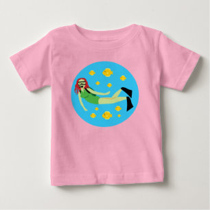 T-shirt Pour Bébé Plongeur