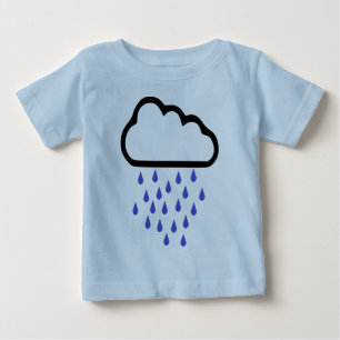 T-shirt Pour Bébé Pluie - temps