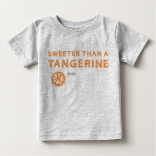 T-shirt Pour Bébé Plus douce qu'une mandarine