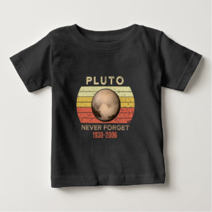 T-shirt Pour Bébé pluto jamais oublier, eris, lune, astronomie, astr