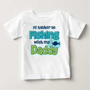T-shirt Pour Bébé Plutôt pêche le papa