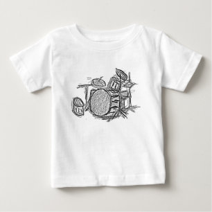 T-shirt Pour Bébé Poignée à tambour