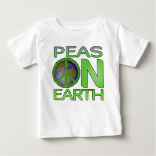 T-shirt Pour Bébé Pois sur terre