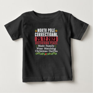 T-shirt Pour Bébé Pôle Nord Correctionnel Trouble Paix Famille 