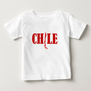 T-shirt Pour Bébé Polera Chili Mapa Bebe 1 - 2013