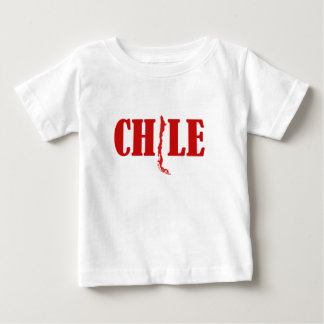 T-shirt Pour Bébé Polera Chili Mapa Bebe 1 - 2013