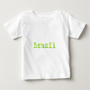 T-shirt Pour Bébé Police verte et jaune du Brésil