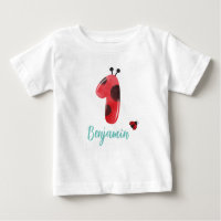 Polka rouge mignon point Ladybug 1er anniversaire
