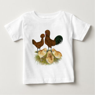 T-shirt Pour Bébé Polonais : Famille Rouge
