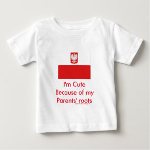 T-shirt Pour Bébé polonaise