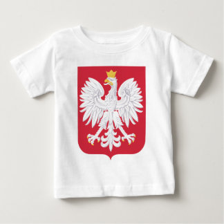 T-shirt Pour Bébé Polonaise Pologne Armoiries Officielles Symbole He