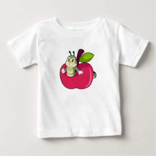 T-shirt Pour Bébé Pomme Caterpillar