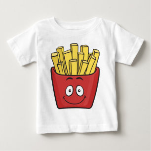 T-shirt Pour Bébé Pommes frites d'Emoji