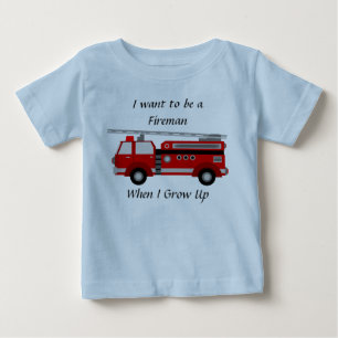 T-shirt Pour Bébé Pompier Romper pour garçons