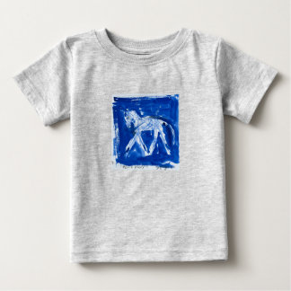 T-shirt Pour Bébé Pony bleu