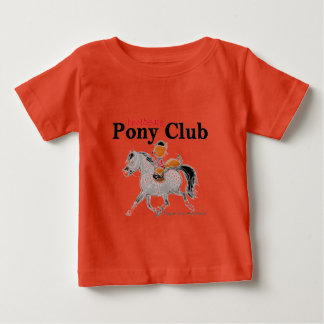 T-shirt Pour Bébé Pony Club T gris.jpg