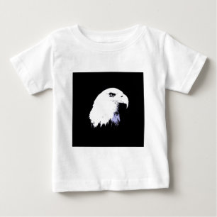 T-shirt Pour Bébé Pop Art Bald Eagle