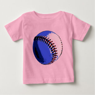 T-shirt Pour Bébé Pop Art Baseball
