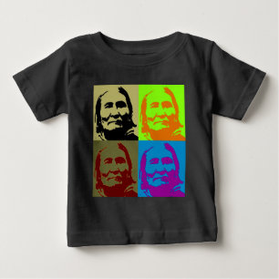 T-shirt Pour Bébé Pop Art Freedom Fighter Geronimo