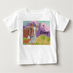 T-shirt Pour Bébé Poppy sourit