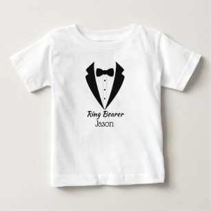 T-shirt Pour Bébé Porteur Tux Ring Personnalisé