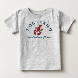 T-shirt Pour Bébé Portland Maine (2)