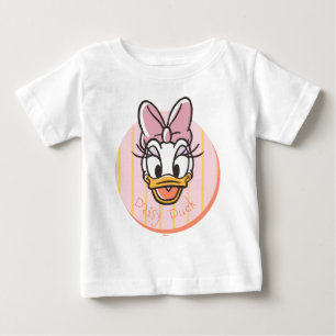 T-shirt Pour Bébé Portrait de Daisy Duck douce et ensoleillée