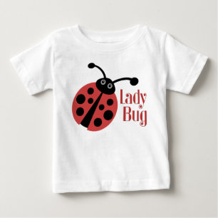 T-shirt Pour Bébé Poster de animal Ladybug mignon