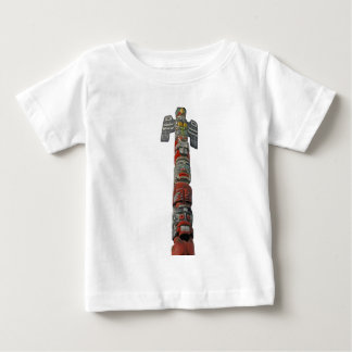 T-shirt Pour Bébé Poteau de totem découpé du cèdre