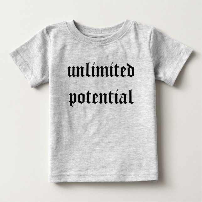 T-shirt Pour Bébé potentiel illimité (Devant)