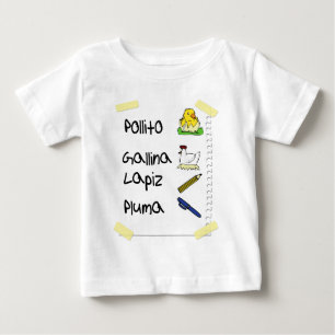 T-shirt Pour Bébé Poulet de Pollito