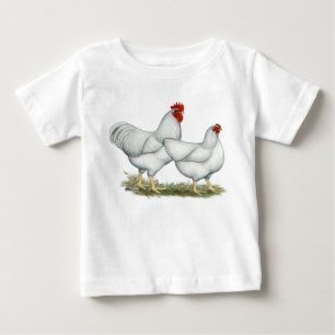 T-shirt Pour Bébé Poulets blancs