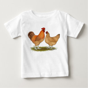 T-shirt Pour Bébé Poulets de couleur chamois du Lincolnshire