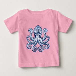 T-shirt Pour Bébé poulpe