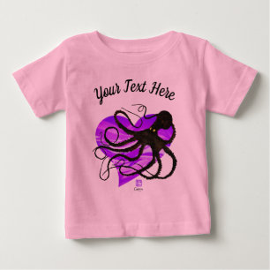 T-shirt Pour Bébé Poulpe sur le ❤ de lavande - combinaison de tutu