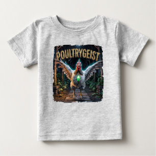 T-shirt Pour Bébé Poultrygeist Photographie Combo Créature Drôle