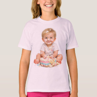 T-Shirt pour bébé pour son premier anniversaire av