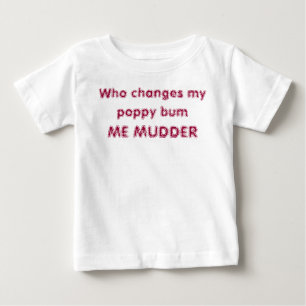 T-shirt Pour Bébé Pousse de clochard.