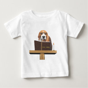 T-shirt Pour Bébé Pracher de chien