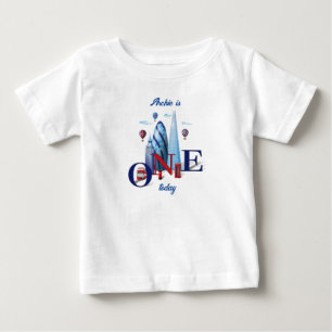 T-shirt Pour Bébé Premier anniversaire personnalisé Londres inspiré