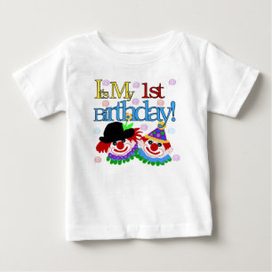 T-shirt Pour Bébé Premier clown d'anniversaire