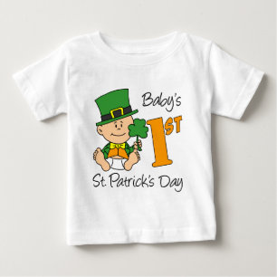 T-shirt Pour Bébé Premier Jour de la Saint Patrick du bébé
