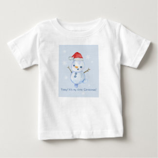 T-shirt Pour Bébé Premier Noël du bébé