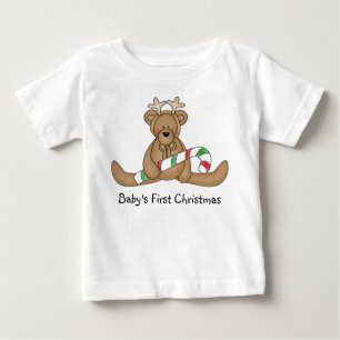 T-shirt Pour Bébé Premier T-shirt de Noël du bébé