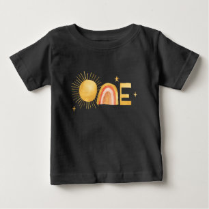 T-shirt Pour Bébé Premier Voyage Autour Du Soleil Anniversaire 1 a