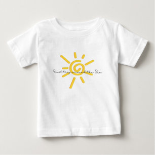 T-shirt Pour Bébé Premier Voyage Autour Du Soleil Premier Anniversai
