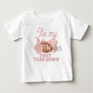 T-shirt Pour Bébé PREMIÈRE année écoulée, Anniversaire de Football,