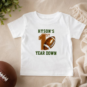 T-shirt Pour Bébé Première année réussie   Fête d'anniversaire de 1 